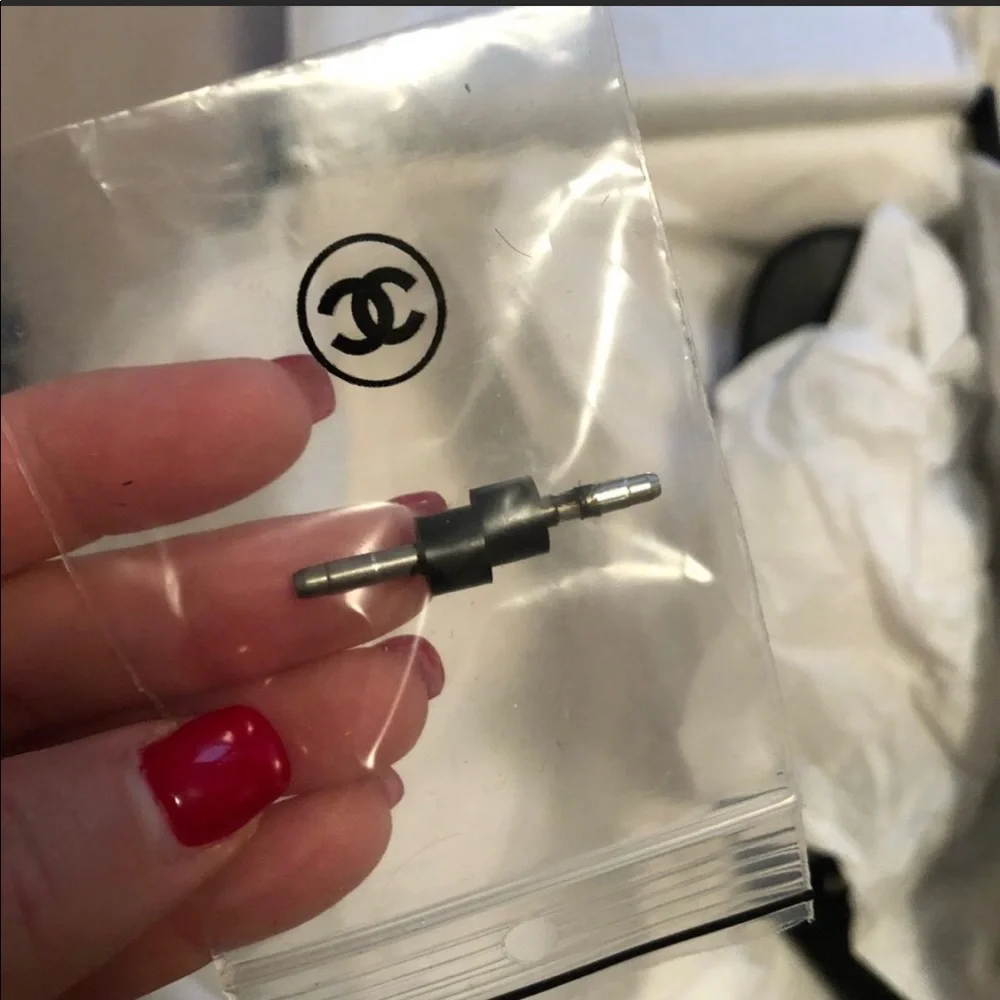 SOLD-Chanel tweed black and white mules 37 - Picture 7 of 12